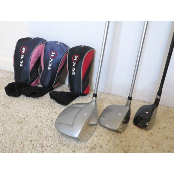 RAM Cubik Drivers 1 / 3 / 3-Hybrid Ladies & Mid Firm Flex High Launch + 3 Covers - Picture 5 of 16